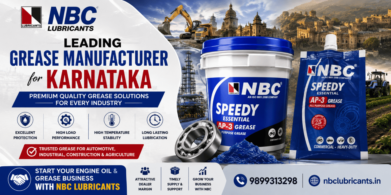 Grease Manufacturer for Karnataka – NBC Lubricants