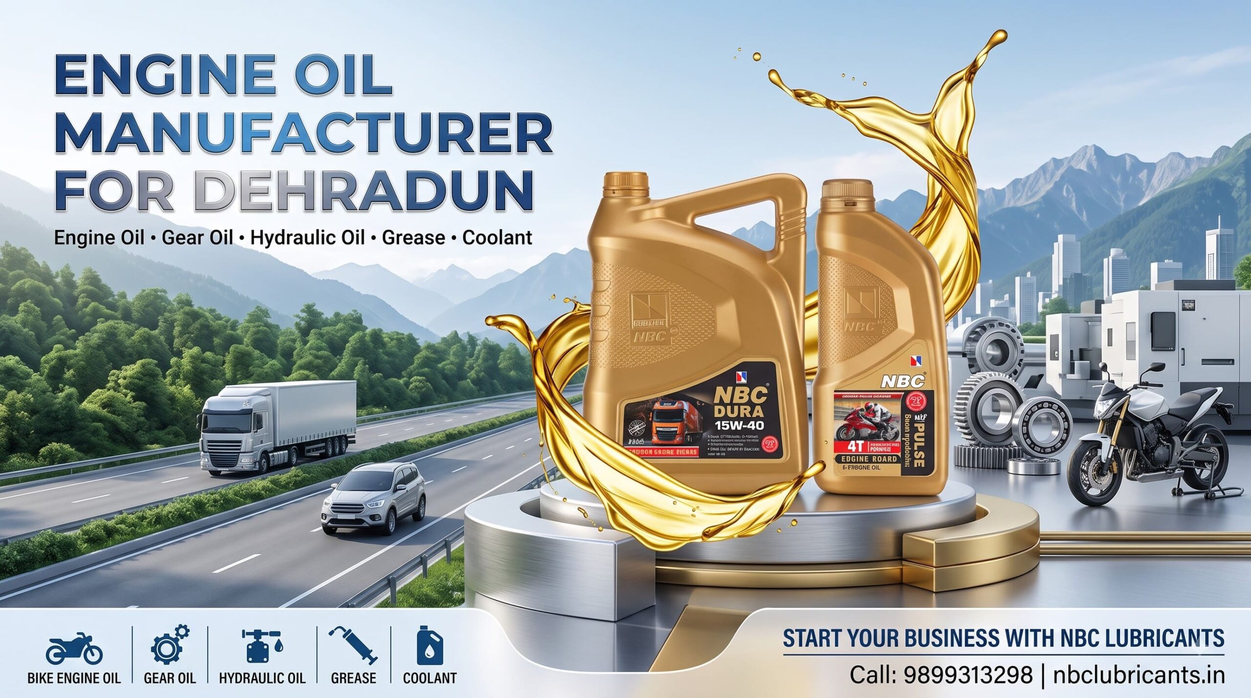 Engine Oil Manufacturer for Chandigarh – NBC Lubricants