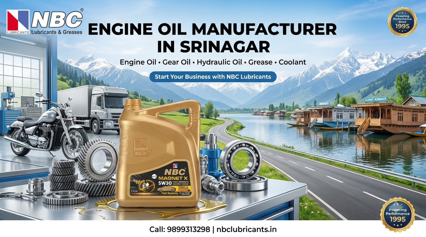 Engine Oil Manufacturer in Srinagar – NBC Lubricants