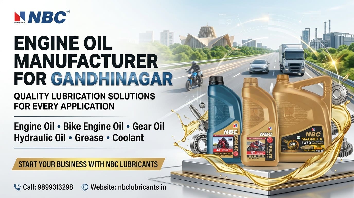 Engine Oil Manufacturer for Gandhinagar - NBC Lubricants