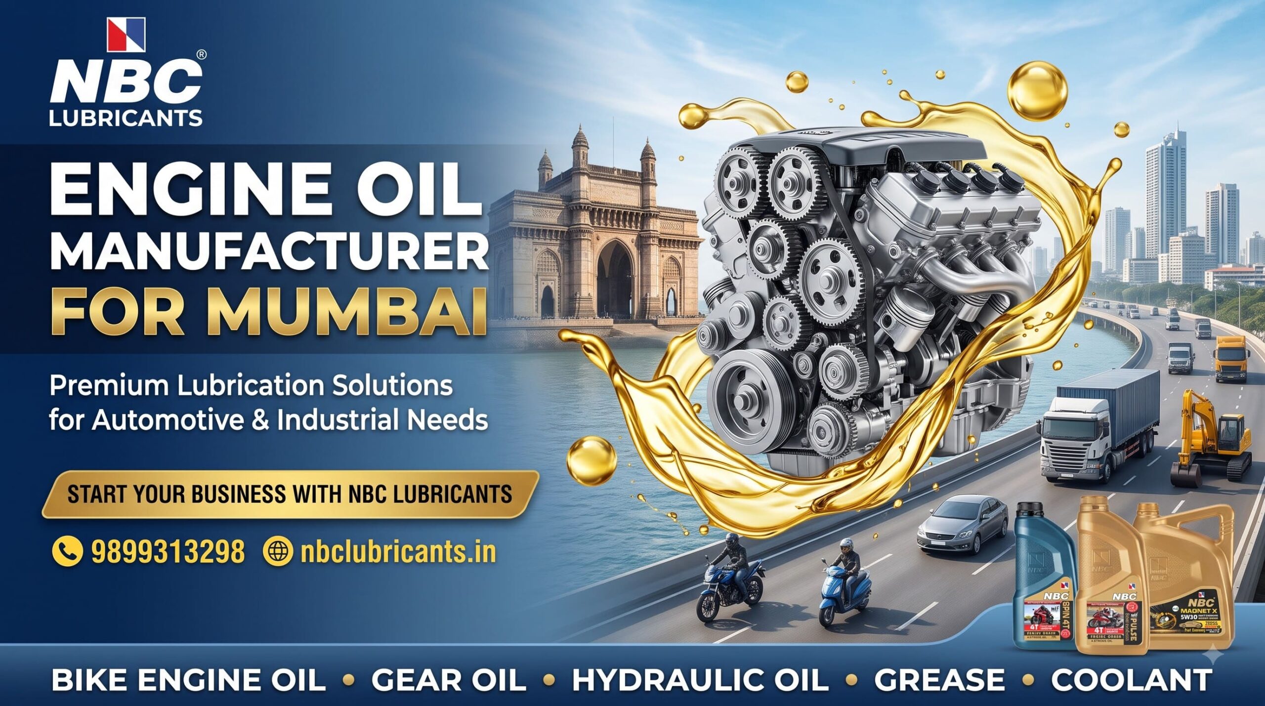 Engine Oil Manufacturer for Mumbai – NBC Lubricants